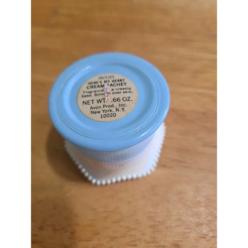 Avon Heres My Heart Cream Sachet 1/4 Full